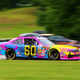 This is the real thing, racing at Road America. Note the spoiler and hood and trim. And font. And font color.